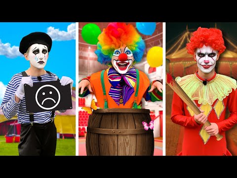 Видео: Стали КЛОУНАМИ на 24 Часа Челлендж*