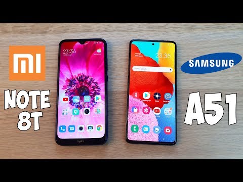 Видео: XIAOMI REDMI NOTE 8T VS SAMSUNG GALAXY A51 - ЧТО ЛУЧШЕ? ПОЛНОЕ СРАВНЕНИЕ!