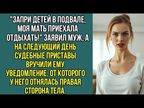 Видео: Запри детей в подвале, моя мать приехала отдыхать! Заявил муж, а на следующий день. Рассказ.