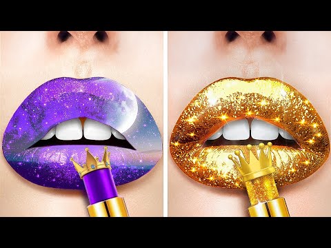 Видео: Дневная девушка против Ночной девушки! ✨ Вызов: Перекраска в один стиль