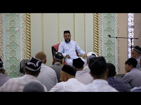 Видео: «Домулло Эшонқулжон бобо» масжидида шом намозидан кейинги суҳбат | Исҳоқжон домла Бегматов