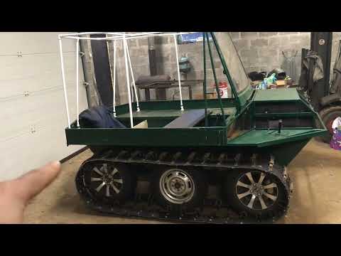 Видео: 28 серия.  Каркас для тента. Капот.  Покатушки