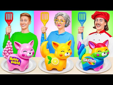 Видео: Кулинарный Челлендж: Я против Бабушки | Смешные Моменты от Bubba DO Challenge