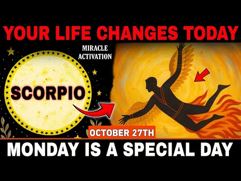 Видео: Скорпион ♏ 27 октября — «ЭТО НЕ ОБЫЧНЫЙ ДЕНЬ» ⚠️ Скоро произойдут огромные перемены в судьбе! 🔥