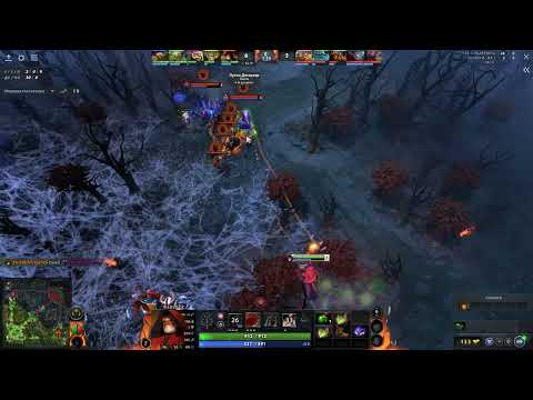 Видео: Dota 2, Варлок Против Минёра в Миде,  Патч: 7.39с