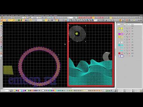 Видео: Wilcom EmbroideryStudio Примеры контурного заполнения  Делаю дизайны вышивки на заказ