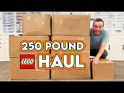 Видео: 250-ФУНТОВЫЙ ГРУЗ LEGO! Мегараспаковка! (113 КГ | 250 ФУНТОВ)