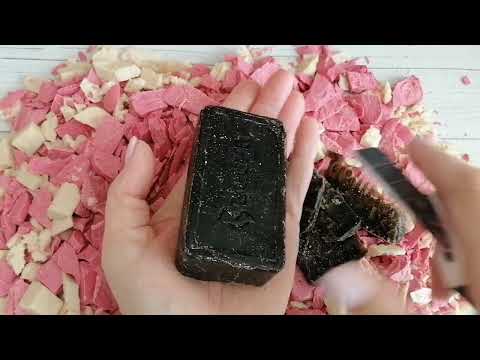 Видео: Мыло. Soap. Режу сухое мыло. Dry soap cutting. АСМР/ASMR 😍🤩🧼⚔️💜💜💕