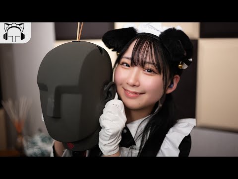 Видео: 【Акипи】 Nekomimi Maid's First Time Ear Cleaning🐱 【ASMR/4K】