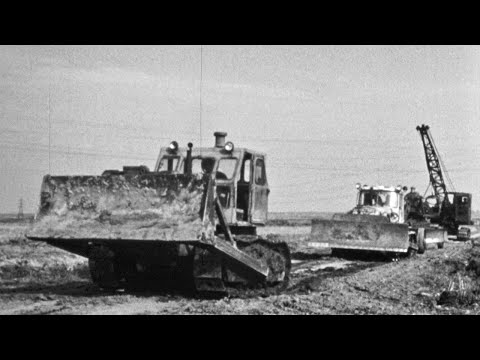 Видео: Мелиоративный отряд совхоза, 1973