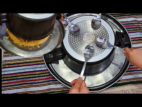 Видео: Арабский плов Маклюбе в казане, плов перевёртыш (Арабский рис)