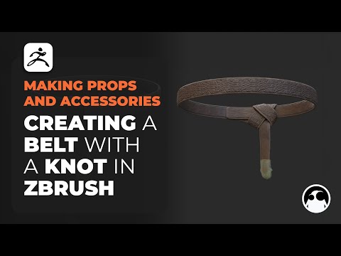 Видео: Создание ремня с узлом в Zbrush