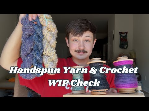 Видео: Незавершённые работы по пряже ручной работы и вязанию крючком гобеленов