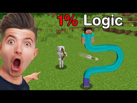 Видео: Minecraft на 1% логики…