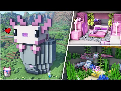 Видео: ⛏️ Учебник по Minecraft :: ❤️ Милый дом-ведро аксолотля