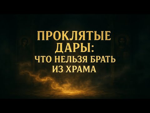 Видео: Проклятые дары: тайна предметов, которые нельзя брать из храма