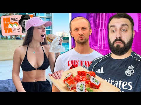 Видео: Пробуем РОЛЛЫ ЗУБАРЕВА / 24 ЧАСА едим ТОЛЬКО ФАСТФУД в ДУБАЕ