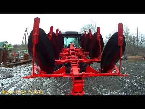 Видео: Встановлення відвалів текрон на плуг Оптікон Майстер А4 #Opticon Master A4