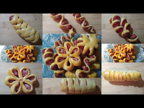 Видео: Сосиски в тесте//Варианты оформления