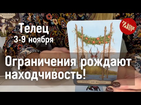 Видео: ТЕЛЕЦ : Ограничения рождают находчивость! | Неделя 3-9 ноября 2025 таро прогноз