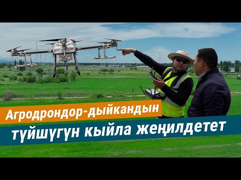 Видео: Дыйкандардын жумушун жеңилдеткен АГРОДРОНДОР.