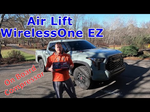 Видео: Компрессор Air Lift WirelessOne EZ Onboard, Toyota Tundra TRD Pro 2022 года... Установка/настройк...