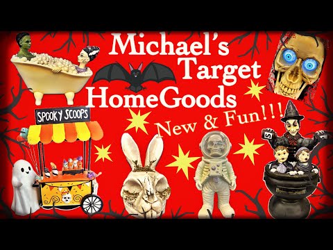 Видео: Новинки к Хэллоуину в Target, Michael’s и HomeGoods!