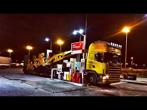 Видео: Спустя два месяца и за полярный круг. Интересный обратный груз over size