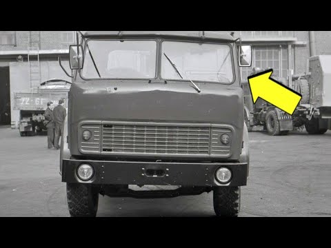 Видео: Необычный МАЗ-504. Почему его кабина завалена на левую сторону? Ответ удивит