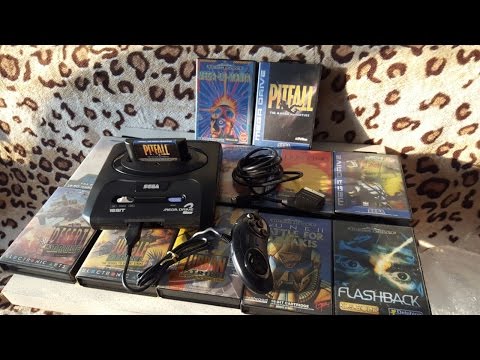 Видео: Новая лицензионная Sega Mega Drive 2 и 11 катриджей