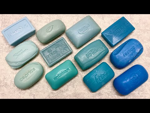 Видео: Сухое мыло 💙/ Dry soap cutting / ASMR