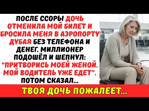 Видео: Моя дочь БРОСИЛА меня без копейки в Дубае. Она сказала: «Удачи». А потом появился МИЛЛИОНЕР…