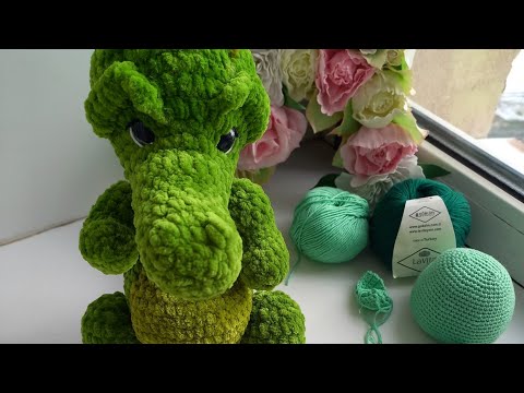 Видео: Зелёная неделя. Марафон весенний бум амигуруми.  +1 Крокодил