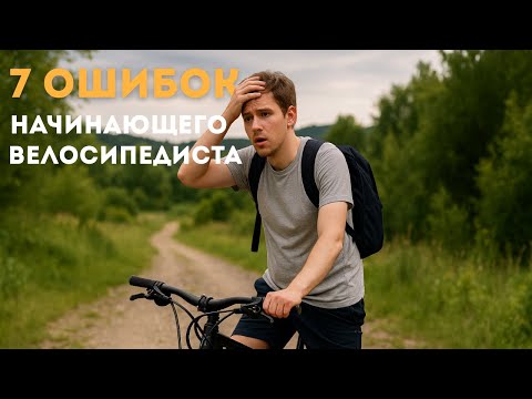 Видео: 7 ошибок начинающих велосипедистов которые все совершают