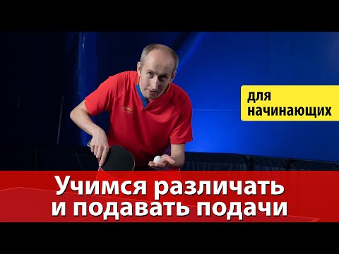 Видео: Учимся различать и подавать подачи