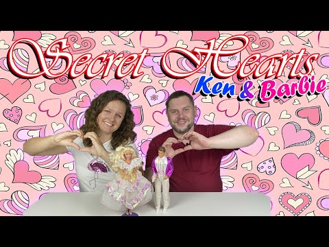 Видео: Магия сердец| Вспомним детство| Обзор и распаковка куклы Барби Secret Hearts Barbie and Ken 1992 г