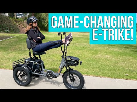 Видео: Обзор электрического трехколесного велосипеда One Breeze: самое комфортное транспортное средство ...