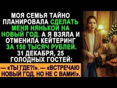 Видео: Меня тайно назначили нянькой на Новый год — я сорвала банкет за 150 тыс. и оставила гостей голодать