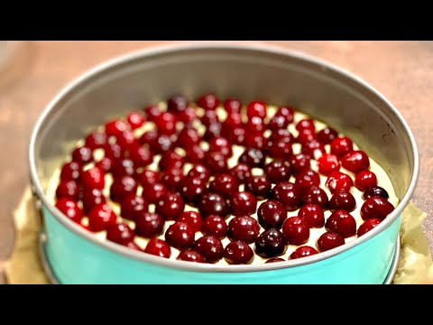 Видео: Сладкиш с череши / вишни , който се топи в устата и пристрастява завинаги, приготвя се за нула време