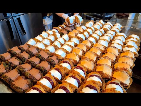 Видео: Изумительные кремовые булочки - Корейская уличная еда