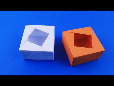 Видео: Как сделать коробку из бумаги