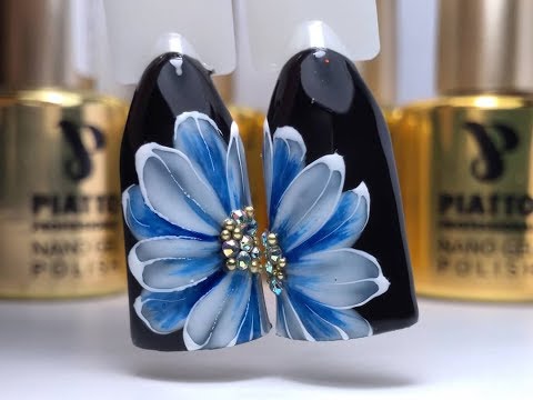 Видео: Самый ПРОСТОЙ дизайн и самый Крутой дизайн ногтей Цветок Piatto ТОП удивителные дизайны ногтей