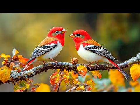 Видео: Пение птиц ~ Нежные птичьи трели и успокаивающие фортепианные мелодии для восстановления сердца и...