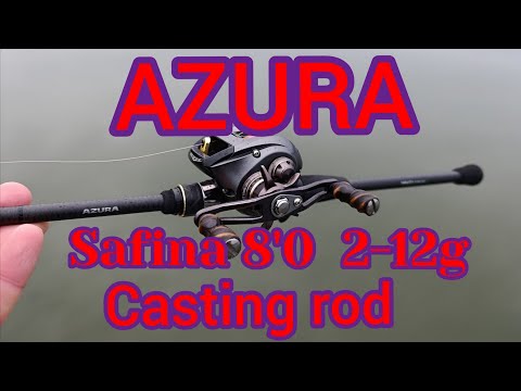 Видео: Azura Safina 8'0  2-12g Light Casting огляд вудилища