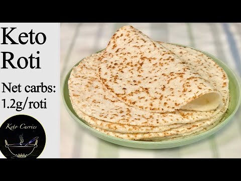 Видео: Кето-роти | Кето-роти с кокосовой мукой | Кокосовая тортилья | Кето-лепешка | Кето-чапати