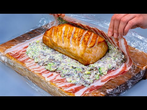 Видео: Свиная вырезка в слоеном тесте! Теперь все мои подруги так ее готовят