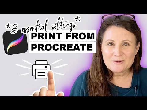 Видео: Важные *ОБЯЗАТЕЛЬНЫЕ* настройки для печати из Procreate