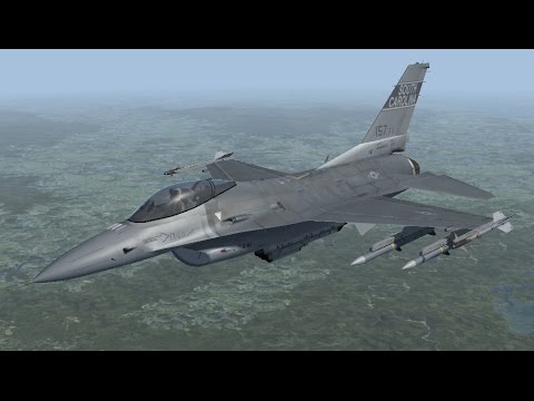 Видео: Falcon BMS 4.33 | Применение ракет AIM-120