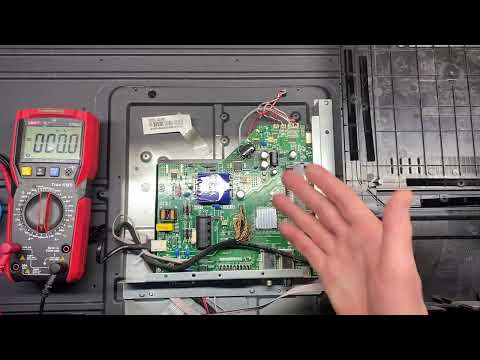 Видео: HYUNDAI H-LED40F451BS2 доработка БП TP.MS3663S.PB801 - уменьшаем ток подсветки