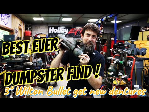 Видео: Находка из мусорного контейнера. 3-дюймовые тиски Wilton Vise получают новые Chompers.